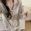 Spring and Autumn Ladies Tassel Pajamas Family Dress Set Girls Long Sleeve Pants Casual Pajamas Family Dress Set