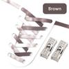 Diamond Cross Lock Shoelaces Rainbow Elastic Flat Laces Sneakers Without Ties Kids Adult No Tie Shoe Laces Rubber Bands Shoelace