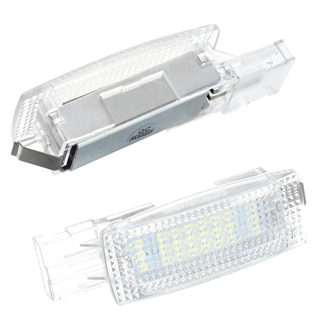 2Pcs LED Interior Sun Visor Vanity Mirror Lamps Reading Light For VW Golf 4 5 6 7 Passat CC B5 B6 B7 Polo Tiguan Scirocco Jetta