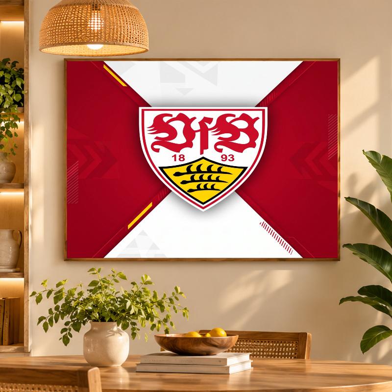5D Diamond Painting VfB Stuttgart DIY Full Drill Diamond Art Kit Home Decoration