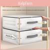 Cotton Quilt Storage Bag With Pp Material Large Capacity For Bedroom Closet Organization