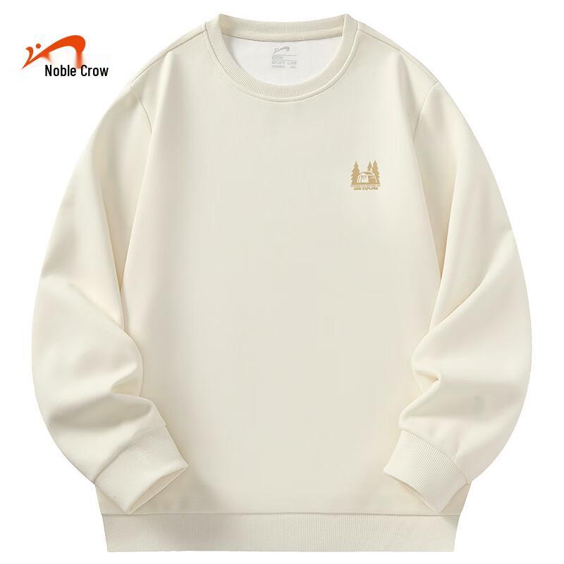 Guirenniao Unisex Round Neck Cotton Blend Sweatshirt 2XL