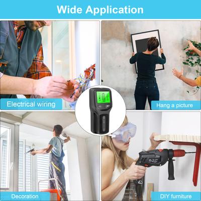 5 In 1 Multi-purpose Stud Finder Precise Positioning Ergonomic Design Hand-held Wall Scanner