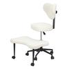 Yoga Meditation Chair with Back Support, Adjustable Cross-Legged Office Chair with Wheels