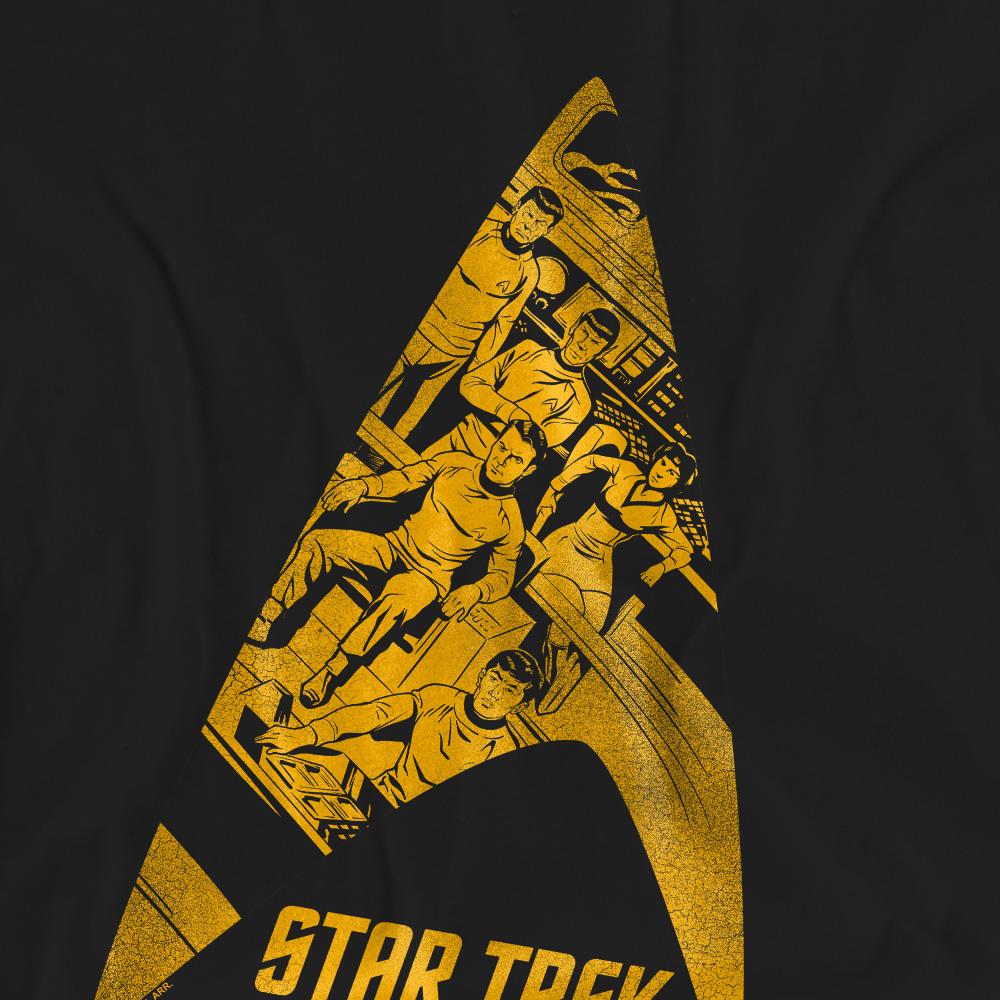 STAR TREK Unisex-T-Shirt mit Delta-Crew für Erwachsene