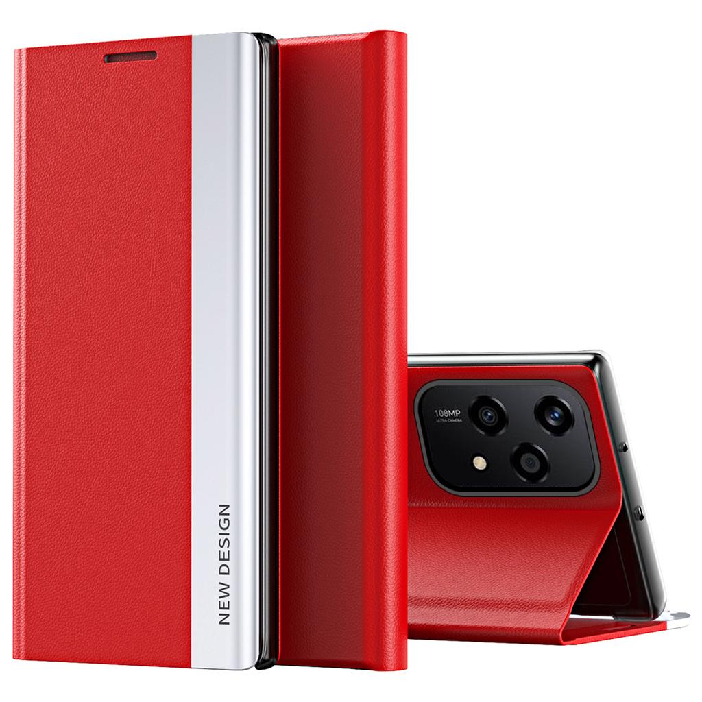 For Honor 200 Lite Case Anti-Drop Leather Phone Cover with Stand