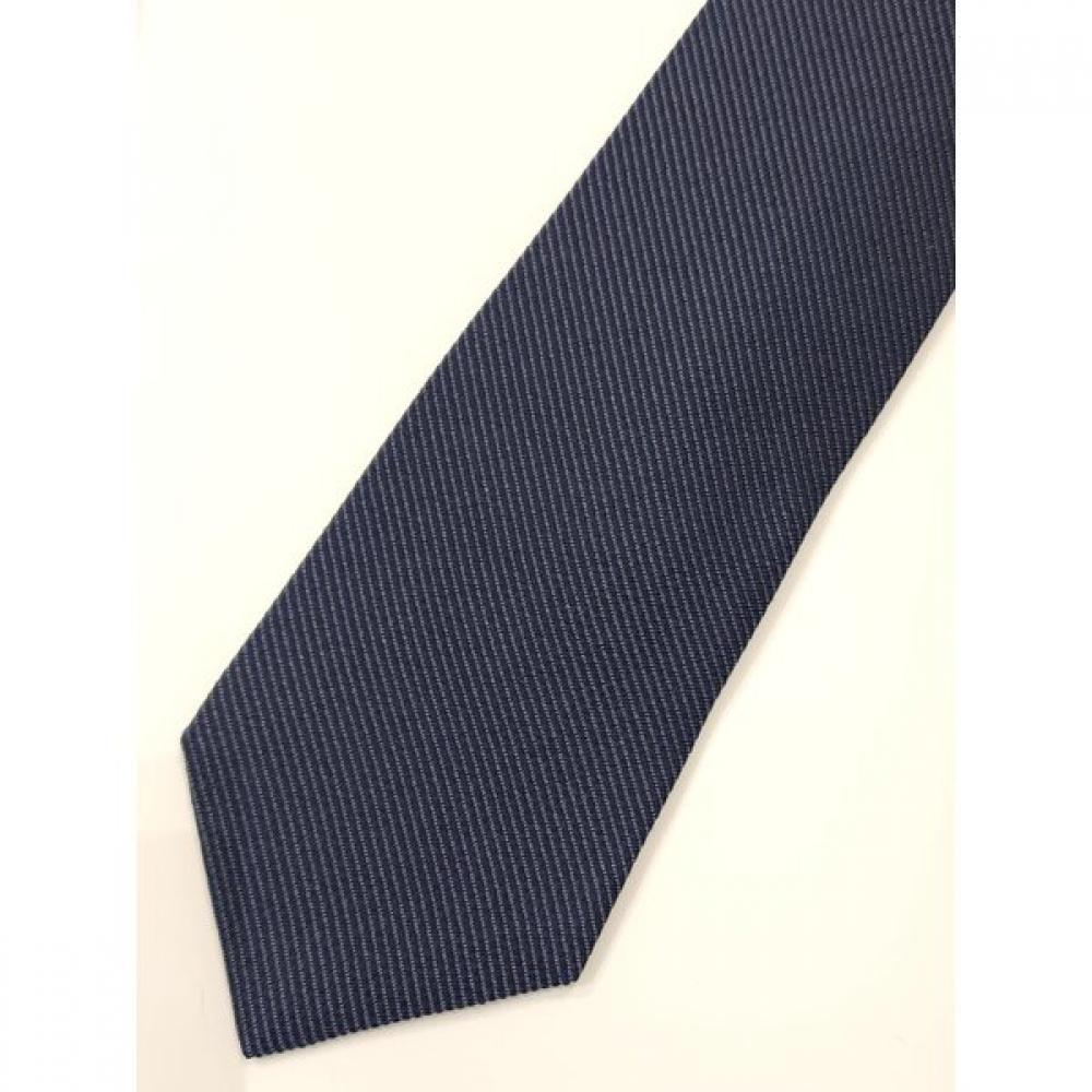 Daks Silk Blend Solid Navy Slim Tie Dmg1acf1271n1