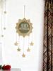 Eid Mubarak Wall Hanging Decor Islamic Geometric Pattern with Star Tassel Wall & Door Decoration Festive Home Decor for Eid Gift