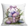 Hot Easter Bunny Purple Series Pillow Case with Pillow Case with A Variety of Pillow Covers Available