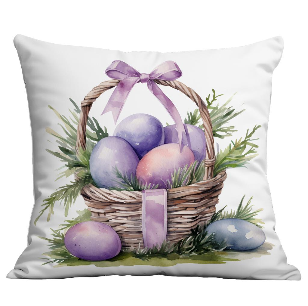 Hot Easter Bunny Purple Series Pillow Case with Pillow Case with A Variety of Pillow Covers Available