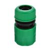 1Pcs Green Quick Connect 4-Point Water Connector, Universal Gardening Watering And Car Washing Water Pipe Quick Connect Accessory