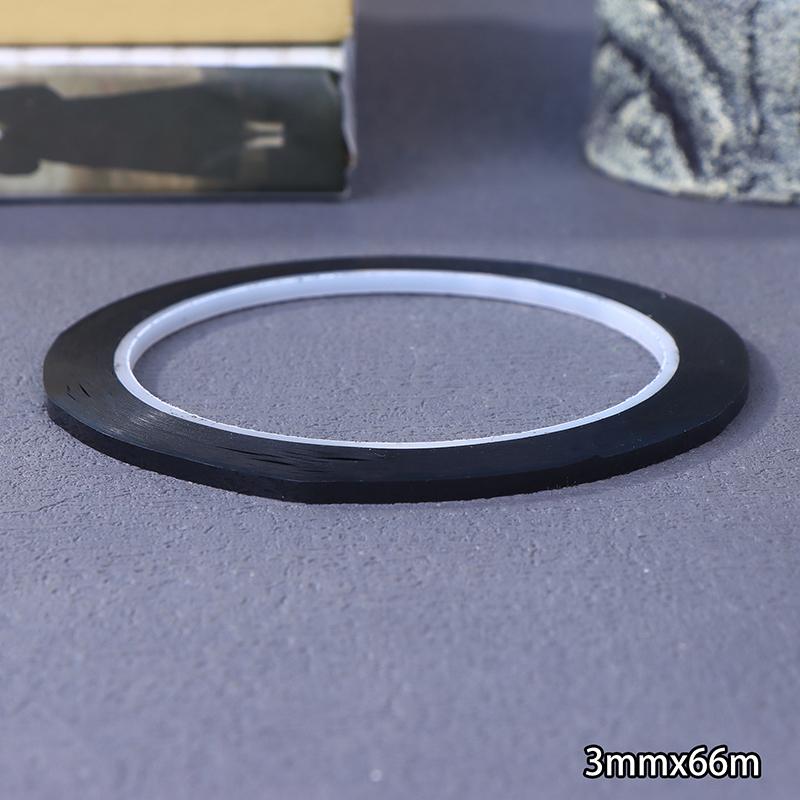 3/6/10MM 66M Graphic Whiteboard Tape Adhesive Chart Line Grid Electrical Marking Tapes High Temperature Resistant Pinstripe Tape