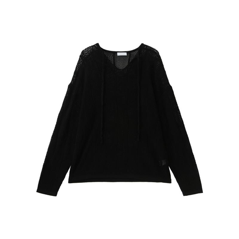 Koreanischer Stil V-Ausschnitt Langarm Strickpullover Für Männer Locker Faul Mode
