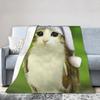 Meowl Cat Owl Meme Blanket Soft Coral Fleece Plush Healing Gifts  Throw Blankets Bedding Throws