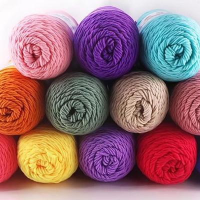200g/pc Knitting Wool Yarn Hand Woven Crochet Handmade Milk Cotton Yarn Sweaters Scarves Cloth Crochet Handicrafts Thread