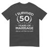 Regali Anniversario di Matrimonio 50 Anni Coppia Marito Moglie 50 Anni Maglietta