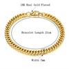 Hip Hop 6mm Curb Cuban Chain Link Bracelet Gold Silver Color Stainless Steel Hand Chains For Women Men Vintage Jewelry Gift 2025