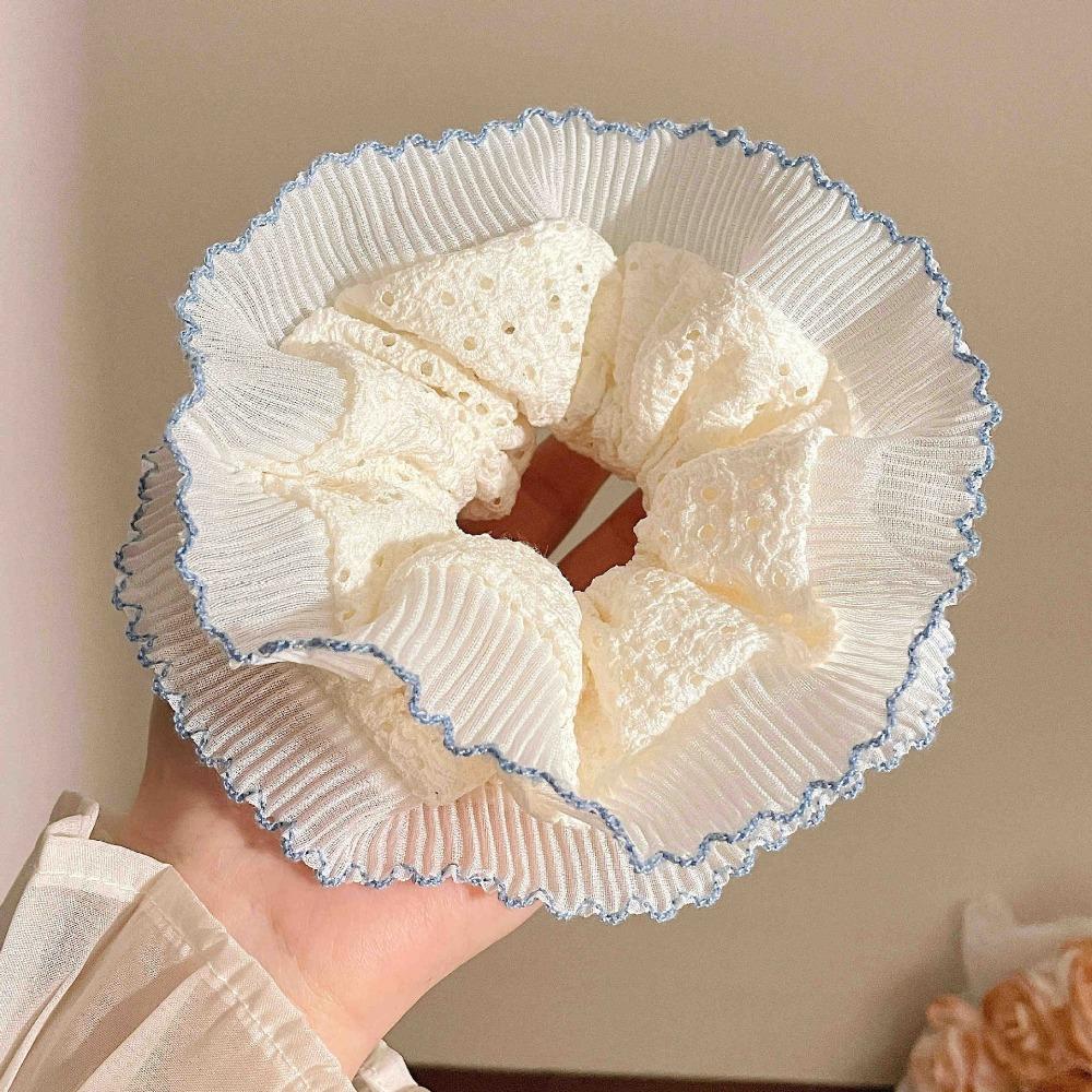 

Женские резинки для волос во французском стиле, элегантные большие резинки, кружевные резинки, резинки для волос Style 4