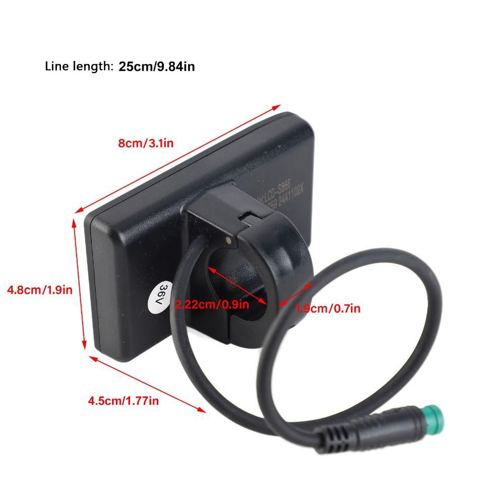 Water-impermeable Electric Bicycle LCD Display 5 Pin Control Panel  Electric Scooter