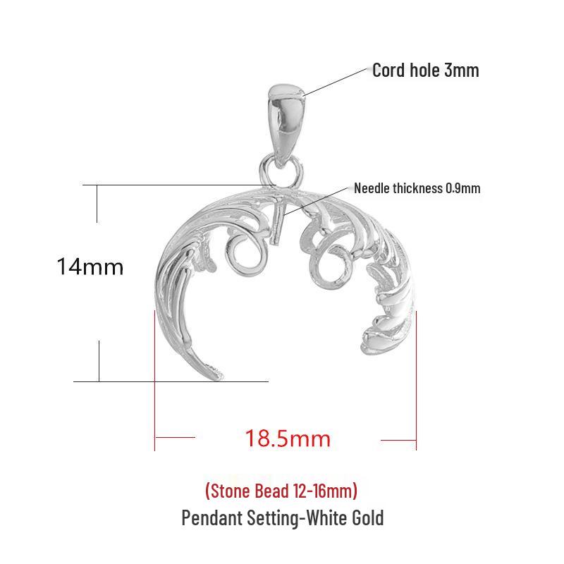 

Сквозная подвеска-пряжка с жемчугом для изготовления украшений своими руками с янтарной, восковой или нефритовой инкрустацией.
