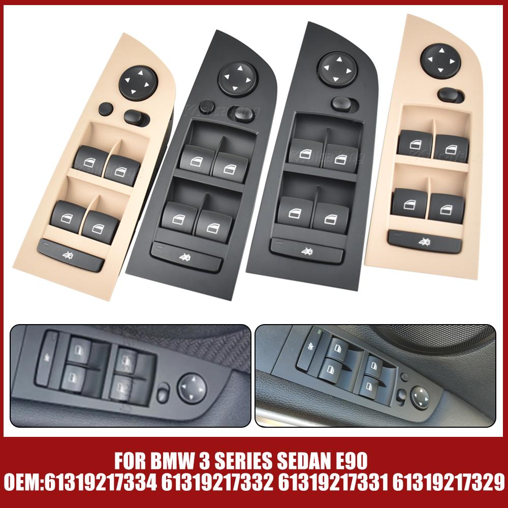 For BMW E90 E91 2004-2013 USA Edition Window Mirror Switch Control Panel 61319217332 61319217334