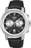 CASIO BESIDE Chronograph Watch Sapphire Crystal Black Leather Band Display Black Overseas Model Men's BMS-500L-1A 24-Hour
