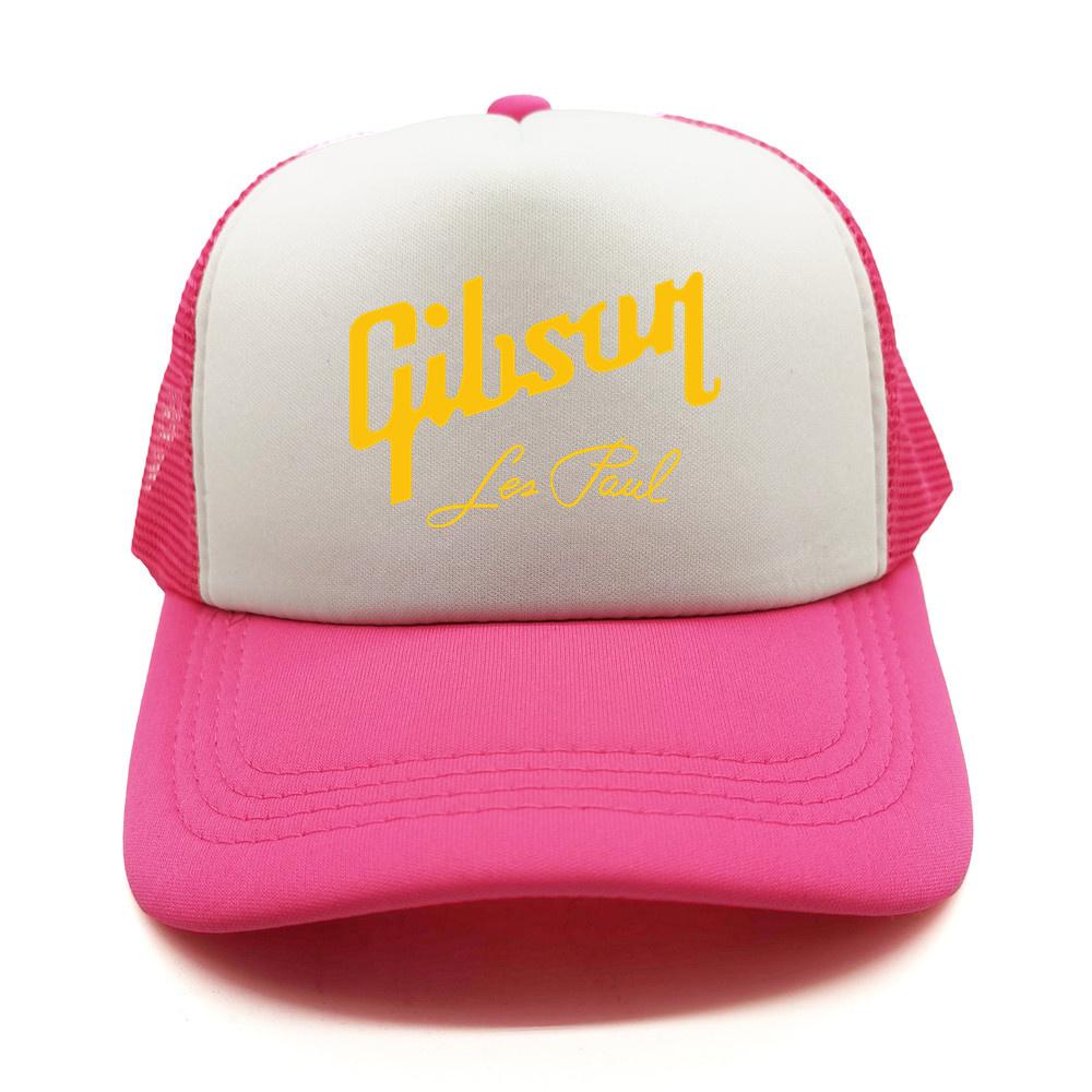 Gibson Les Paul Trucker Cap Unisex Cool Guitar Gibson Hat Baseball Cap Cool Summer Unisex Mesh Net Caps MZ