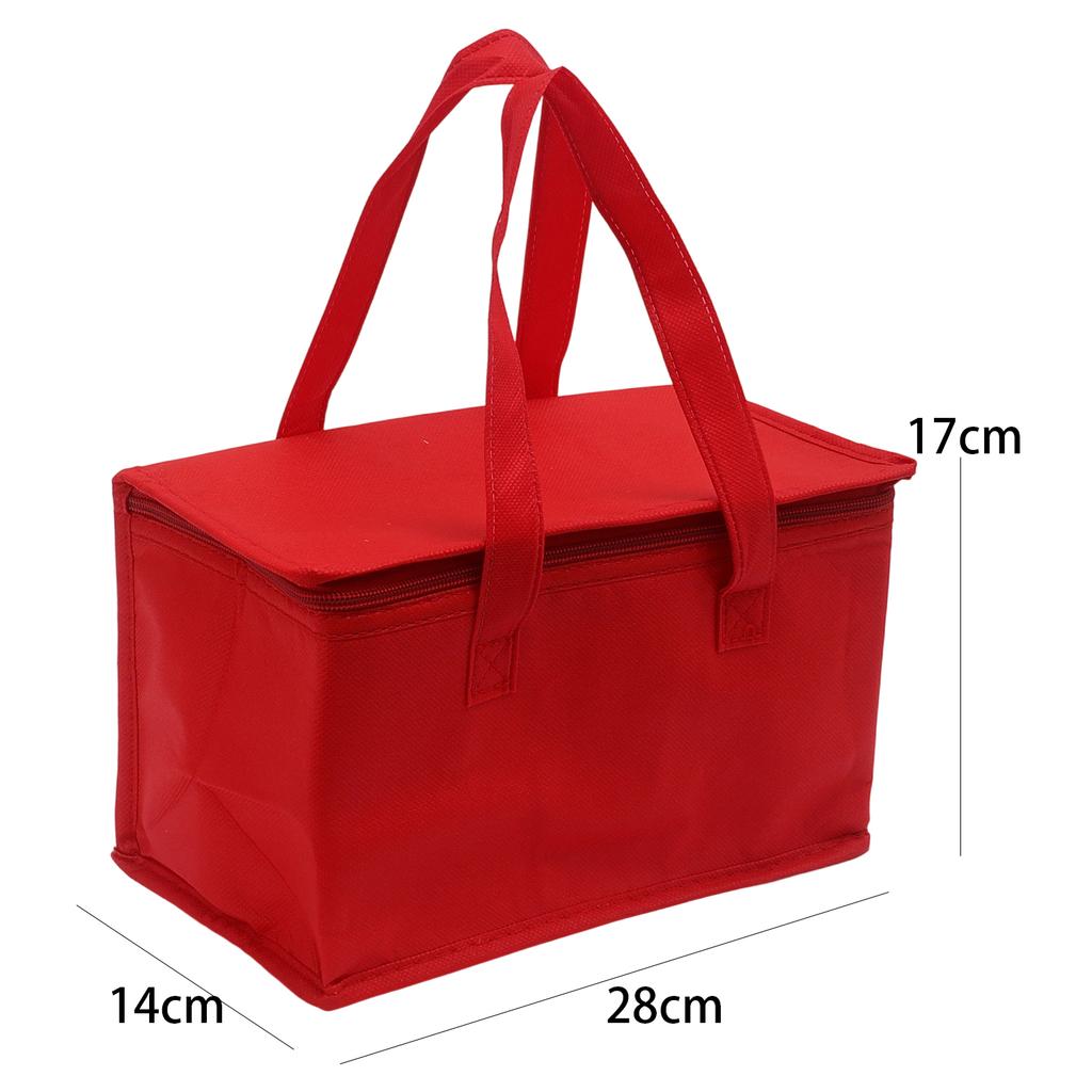 1/5x Portable Insulated Cooler Bag for Drinks and Lunch Aluminum Foil Material for Beach Picnic Travel Food Boxes Accessories