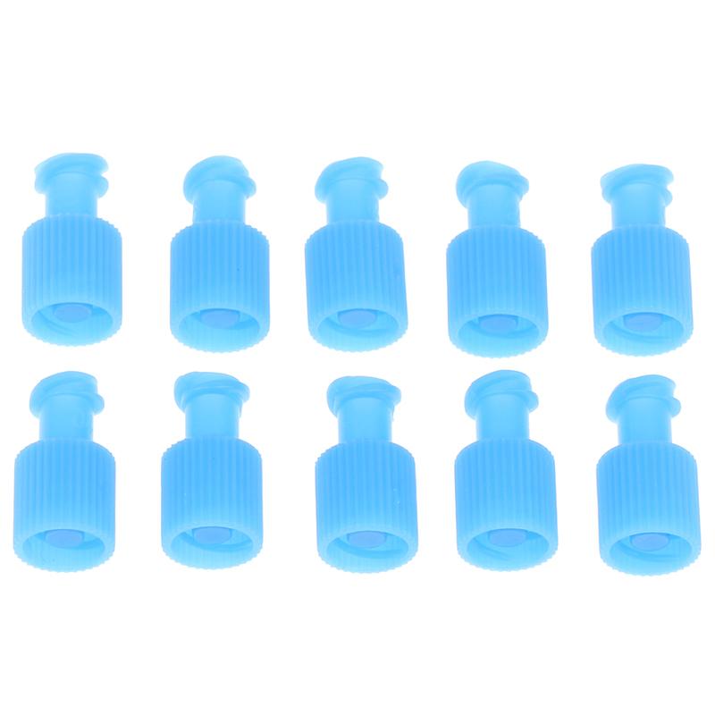 10Pcs PP Male Female Luer Lock Integrated Plug Adapter Air Valve Pipe Dispensing Glue Syringe Barrel Fitting Connector End Caps