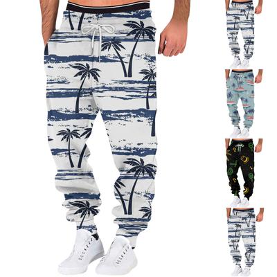 İlkbahar ve Sonbahar Spor Fitness Pantolonları Erkek Bol Koşu Rahat Eşofman Altı Pamuk