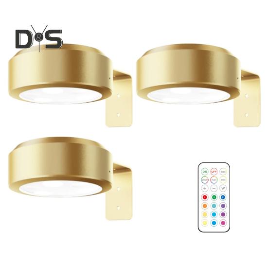 Picture Light with Remote Control 100 Lumens High Brightness Stepless Dimming 3 Lighting Modes Battery Operated No Drill Wall Art Light