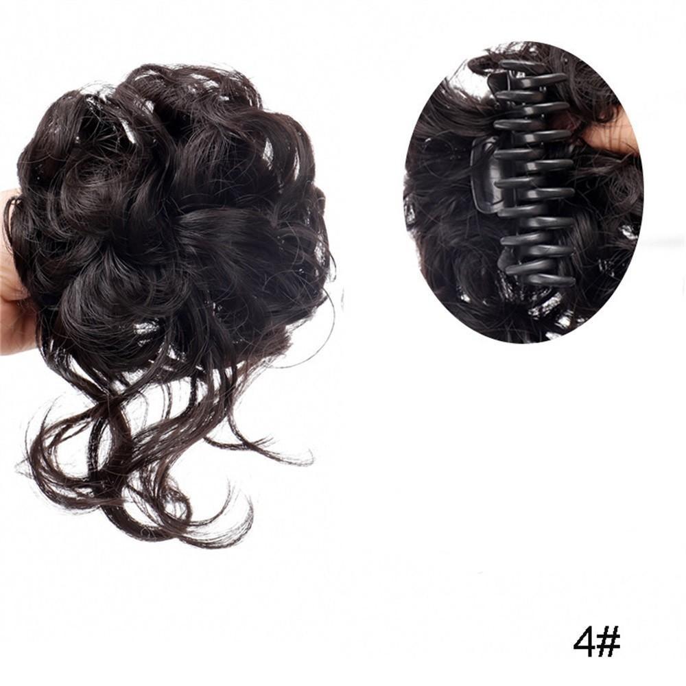 

Synthetic Ponytail Natural Fluffy Tassel Curly Bud Ball Grabber Wig Women Simulation Ponytail Clip-on Extension