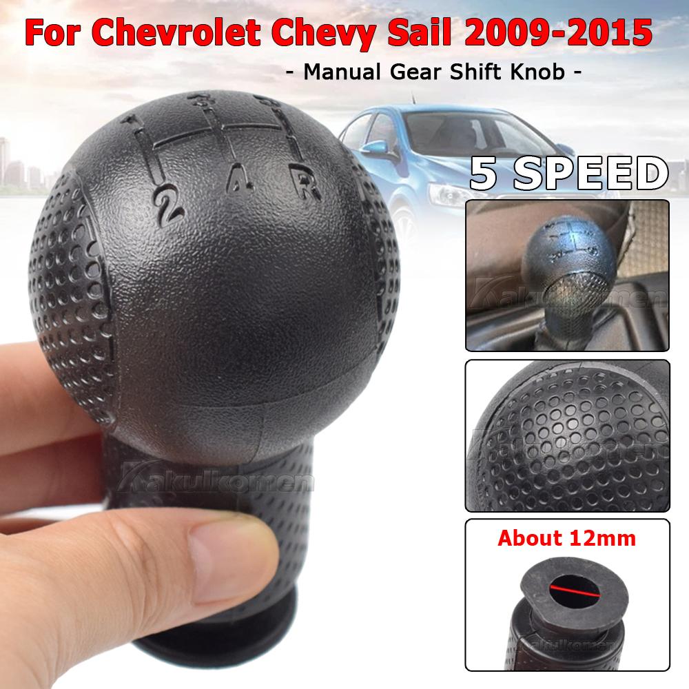 Car Gear Shift Knob Lever Stick For Chevrolet Sail 2009 2010 2011 2012 2013 2014 2015 MT Handle Gaiter Boot Cover Case 5 Speed