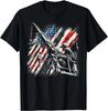 Crane Operator American Flag_ Crane Operator Gift Unisex T-Shirt