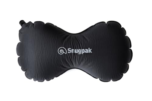 

Snugpak Butterfly Neck Pillow, Black, Self-Inflating Pillow, SP02712BK (Genuine Japanese Product)