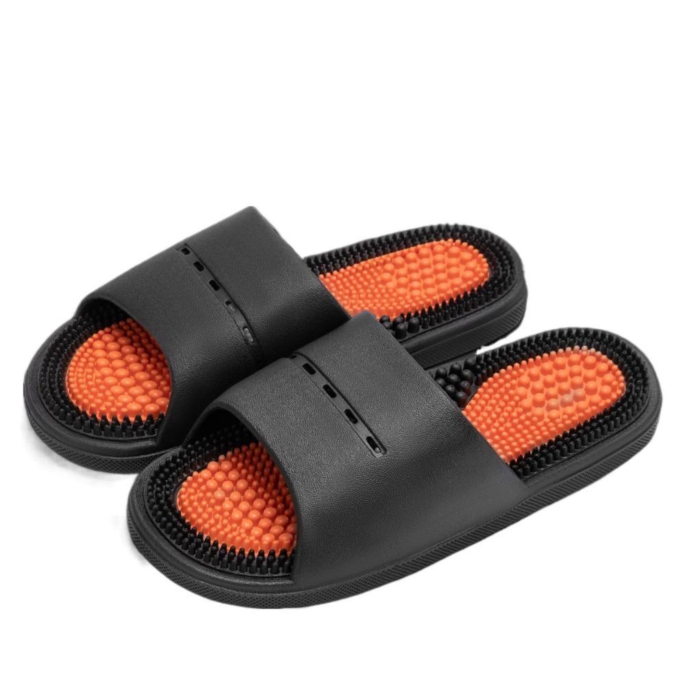 Basic Anti Slip Thick Massage Slippers Open-toe Anti Odor Platform Flip Flops Beachwear Shoes Slides Sandals Beach