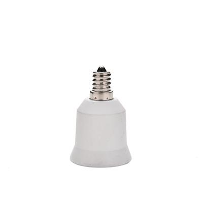 1X E12 To E26/E27 Lampholder Bulbs Converter Candelabra Light Base Socket White