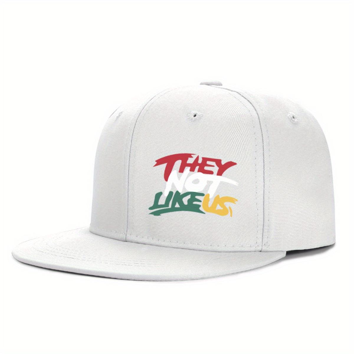 Flat Brim Hip Hop Baseball Cap for Casual Street Style and Outdoor Activities белый