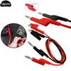 1Pair 20A Double End Test Lead Wire Electrical Voltage 4mm Banana Plug Alligator Clip 20A Multimeter DIY Test Wires
