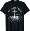 Rotad i Kristus Jesus Kors Bön Bibelvers Kristen Unisex T-shirt