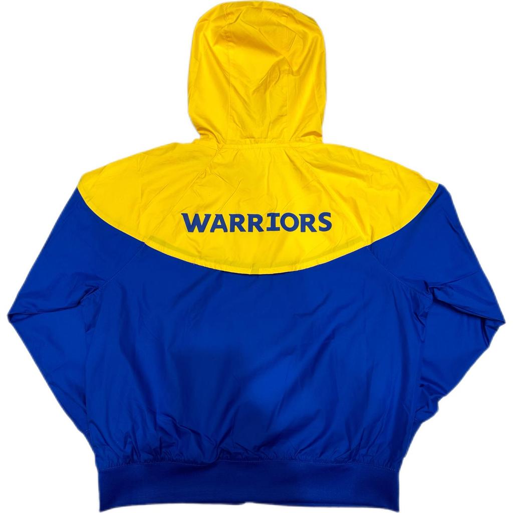 Nike X NBA Collaboration Jacket Golden State Warriors Hooded Zipper Comfortable Kids jackets Blue 3Z2B7FEKR-WAR