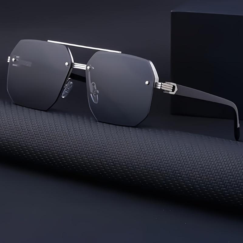 Men's Retro Double Beam Glasses Vintage Black Frames  Ideal Gift for Men Casual Style Stylish Detailing Statement Piece