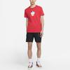 Nike Cartoon Print Knit Sports Short Sleeve T-Shirt Men Tops University-Red DD1323-657