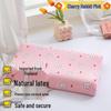 Thailand Latex Pillow Core for All Seasons – Cartoon Design with Cotton Knitted Pillowcase for Students and Babies