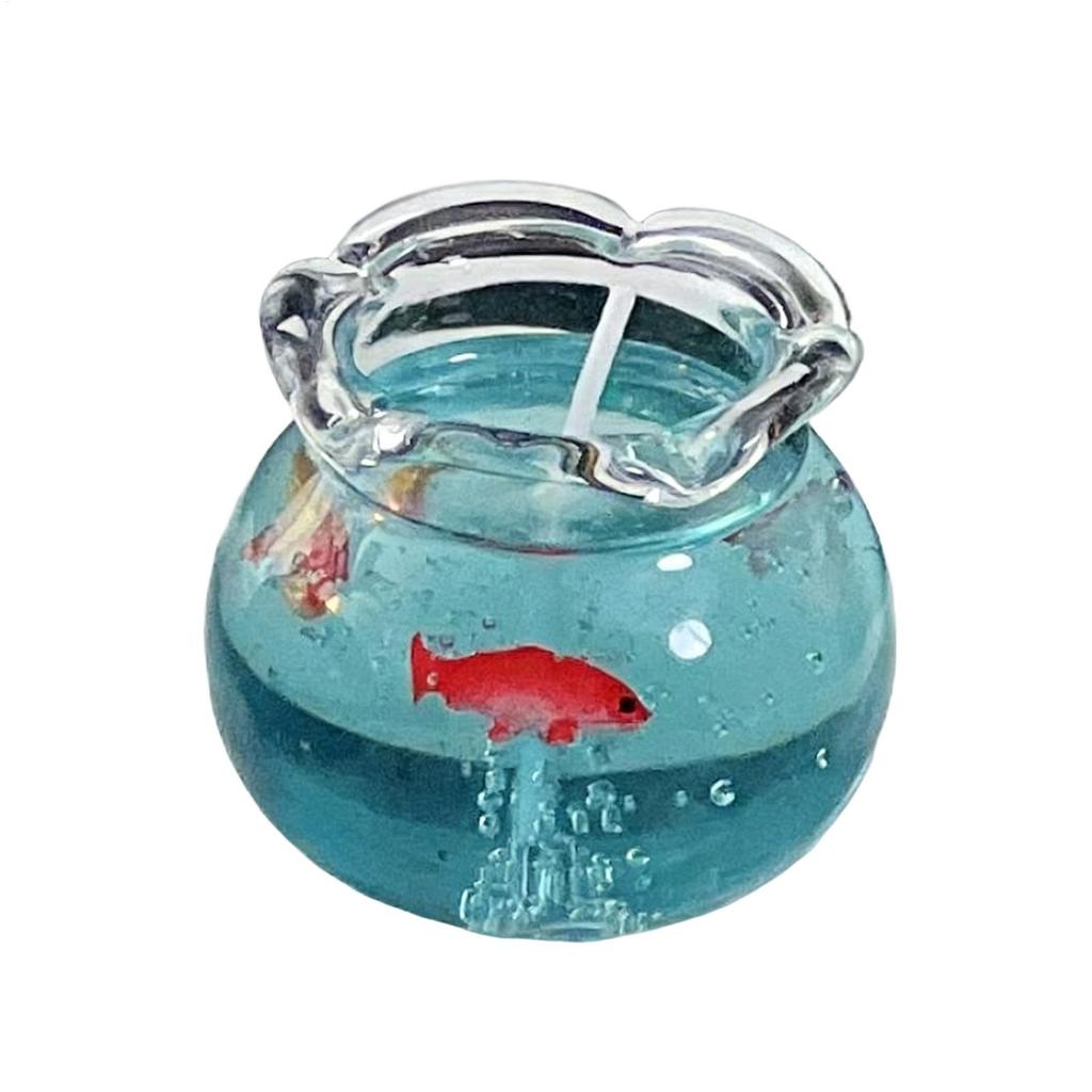 Blasen-Aquarium Fisch Aromatherapie-Kerze Niedliche Raumdeko Requisiten Geburtstagsgeschenke Bestes Freundin Geschenk
