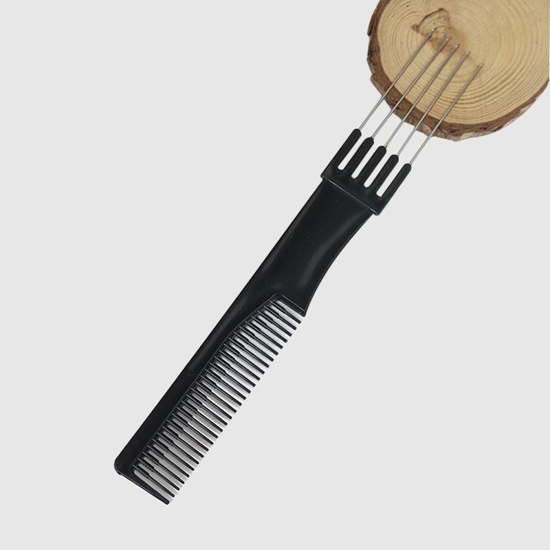 Cross-Border Highlighting and Styling Comb with Steel Pin Tail - Barber Hairdressing Tool