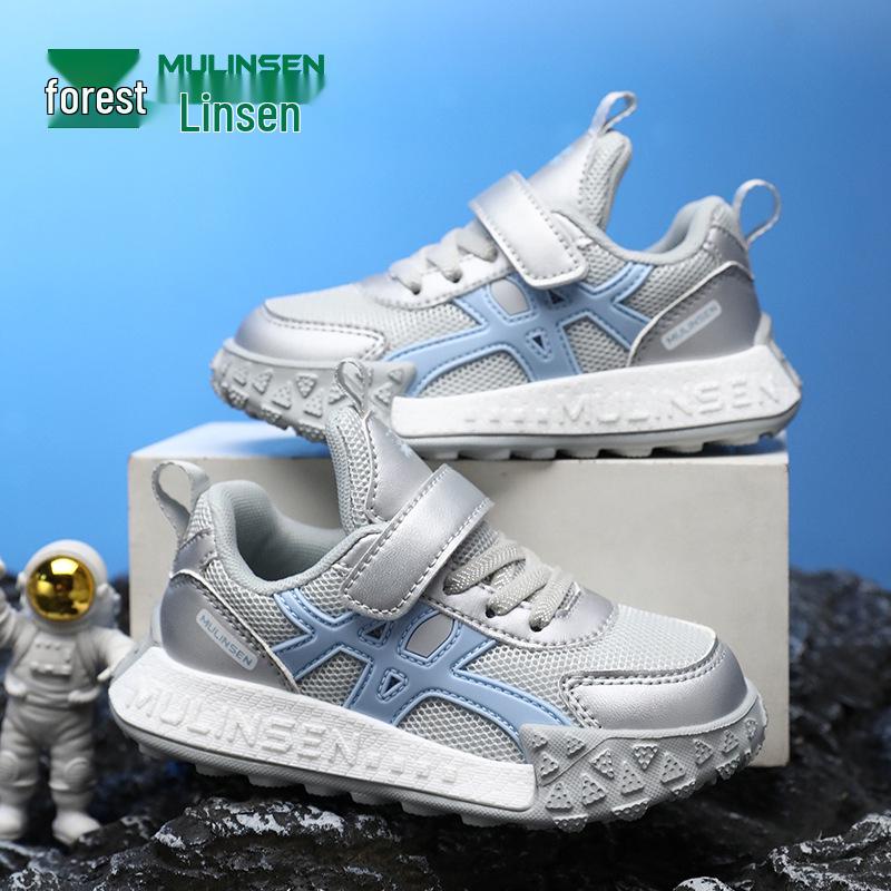 2026 Spring/Autumn Lightweight Girls' Mesh Breathable Running Shoes for Medium and Large Children