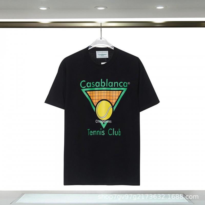 Casablanca Graphic T-Shirt Teen Boys Short Sleeve Loose Fit 2025