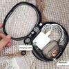 1/2pcs Waterproof Piece Transparent Charger Storage Bag With Design Multi Purpose Portable Storage Bag For Travel Storage Bag