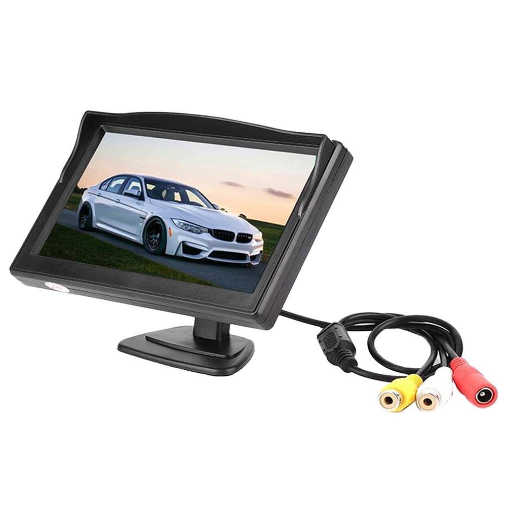 5.0 Inch HD Back Up Car Monitor with Rear View Backup Camera Car Rear Camera Monitor for Vehicle Reversing Parking System